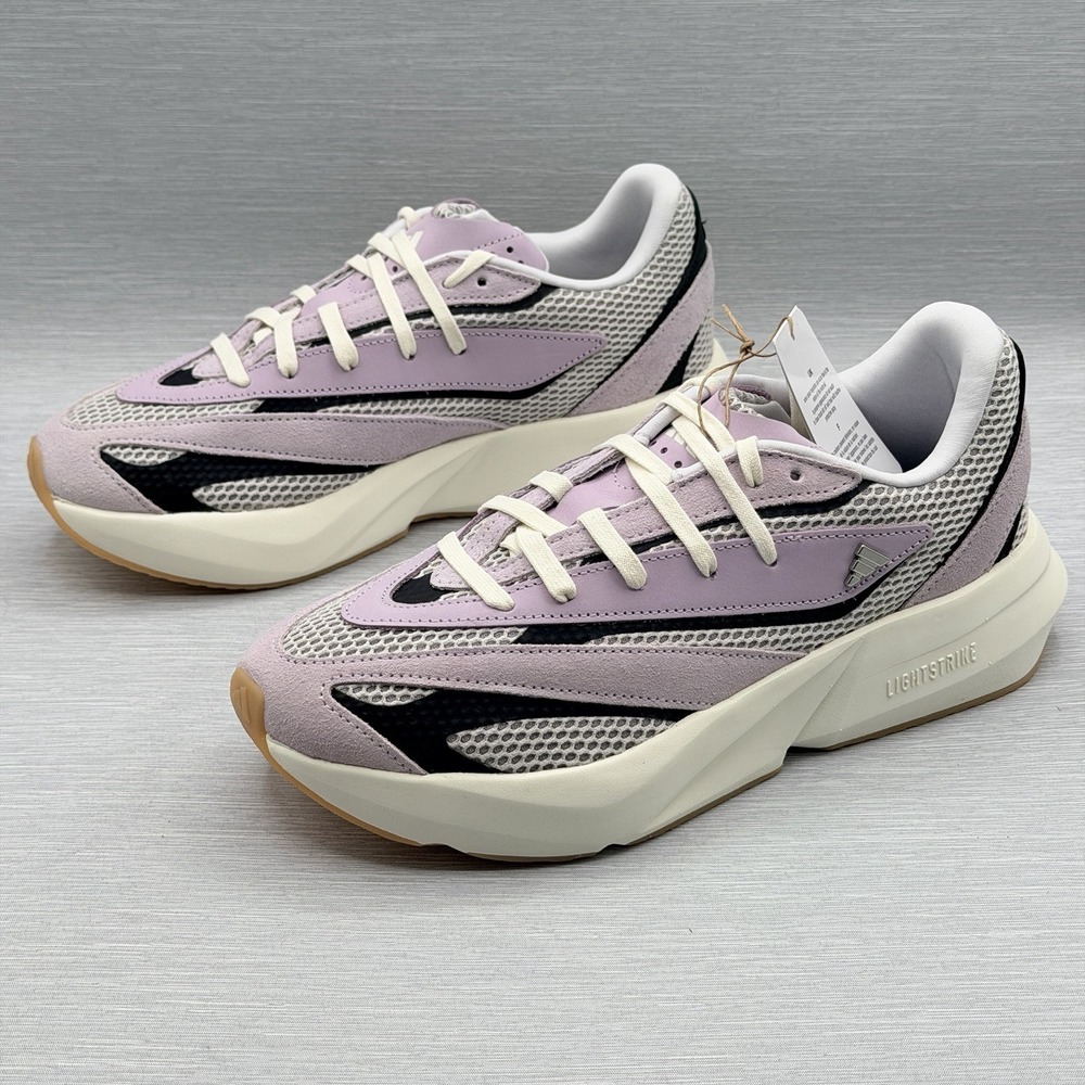 Adidas Sneakers Women's 9 Purple Pink Suede Mesh Trainers Lightblaze JQ9971